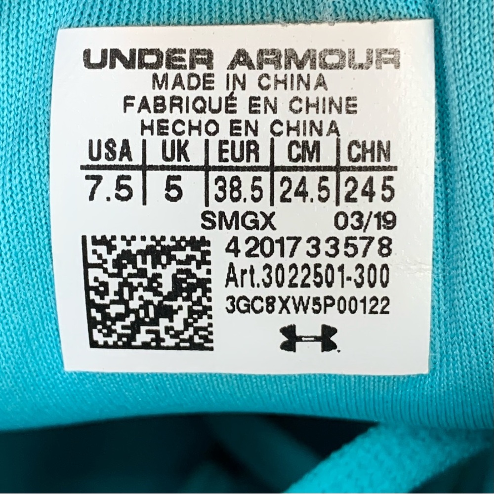 Under Armour~Women's Breathe Trainer x NM Cross Athletic/Running Shoes~Sz 7.5 - Picture 10 of 12